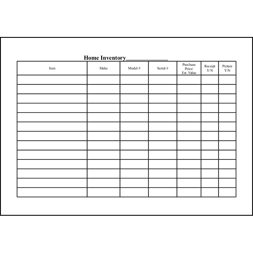 Home Inventory9 LibreOffice