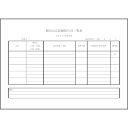 緊急対応技能別社員一覧表4 LibreOffice