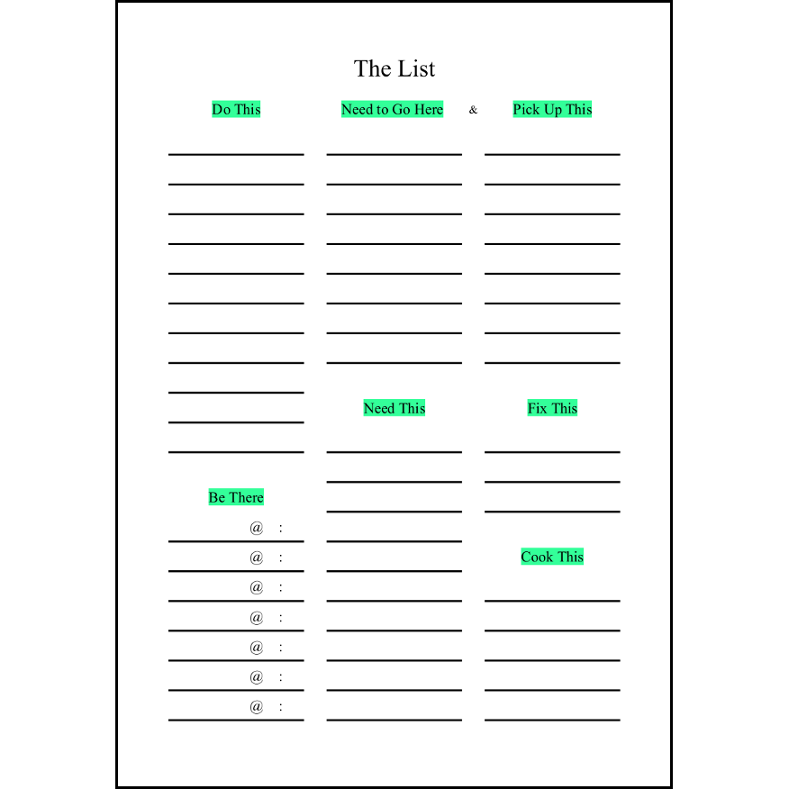 The List8